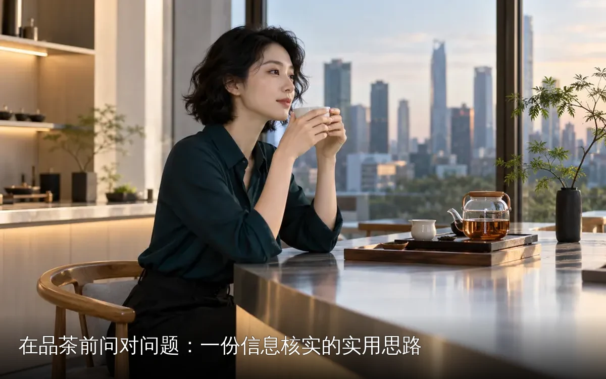 在品茶前问对问题：一份信息核实的实用思路